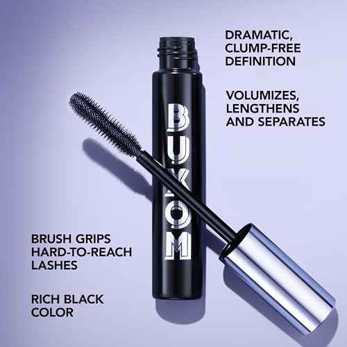 BUXOM Lash Volumizing Mascara, Up to 3X More Volume, Voluminous & Lengthening Mascara for Lash Lift, Cruelty-Free, Black
