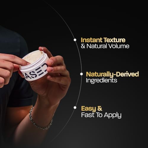 BASED Hair Clay for Men - Strong Hold, Matte Finish, 3oz