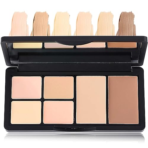 DuoZeng Color Correcting Concealer Palette - 6 Shade Makeup Kit
