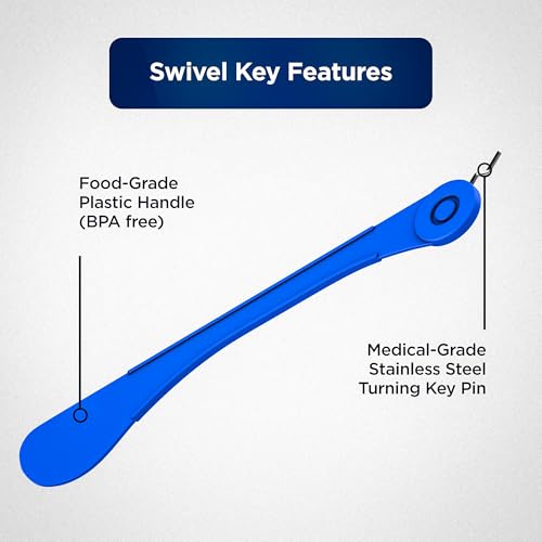 Galvanox Dental Orthodontic Expansion Swivel Key Tool for Palatal Expanders (3 Pack)