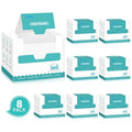 UNIMADE Disposable Face Towels - 8 Boxes, 400 Count, Soft & Gentle Facial Wipes