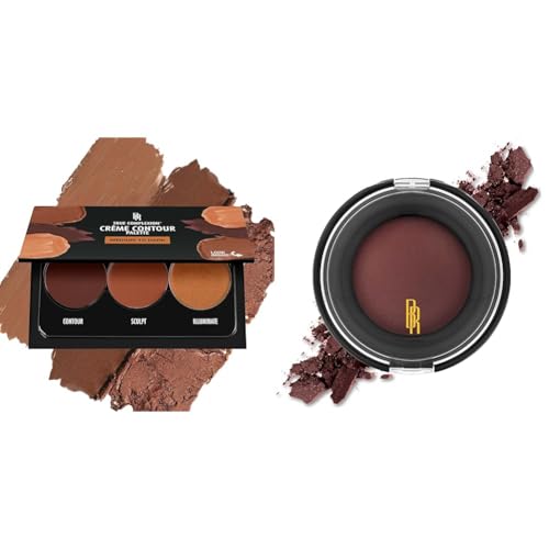 Black Radiance Contour Palette & Baked Blush Makeup Bundle