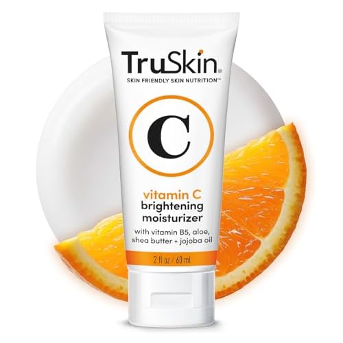 TruSkin Vitamin C Face Cream ? Brightening & Hydrating Daily Moisturizer with Vitamin E, B5, Jojoba Oil & Green Tea ? Smooth, Radiant-Looking Skin, 2 Fl Oz