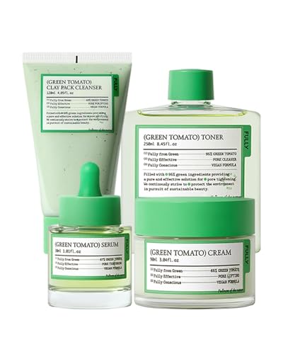 Green Tomato Pore Care Set - 4-Step Korean Skincare Kit
