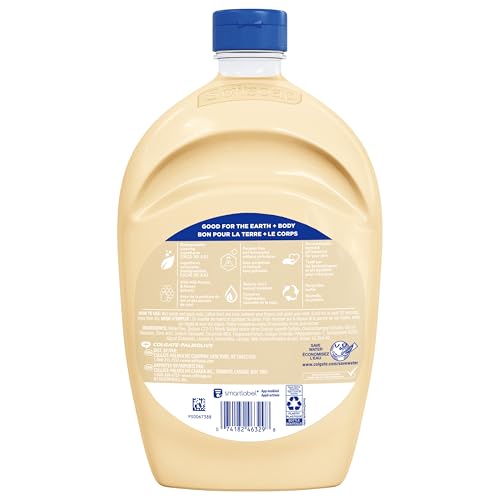 Softsoap Hand Soap Refill, Milk and Honey, Bathroom Soap in Bulk, Premium Scented Liquid Hand Soap, 300 Fluid Ounces Total (50oz, Case of 6 Bottles)