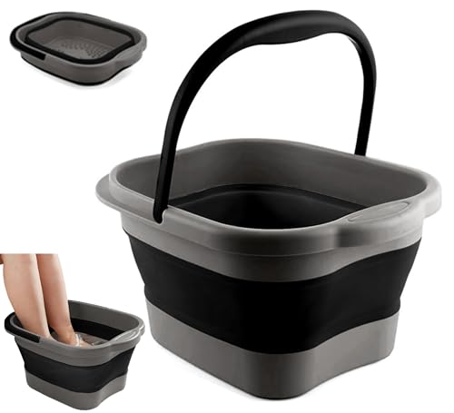 Collapsible Foot Soaking Tub with Massager for Circulation