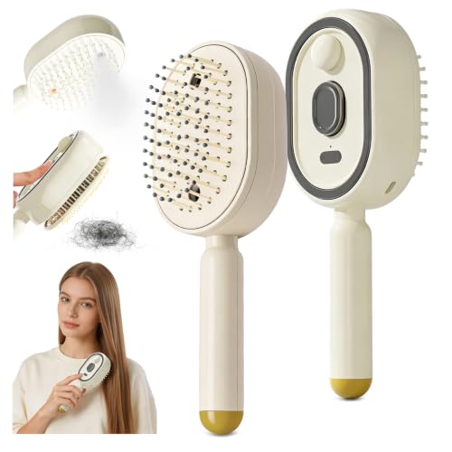 Electric Spray Hair Brush with Scalp Massage & Misting