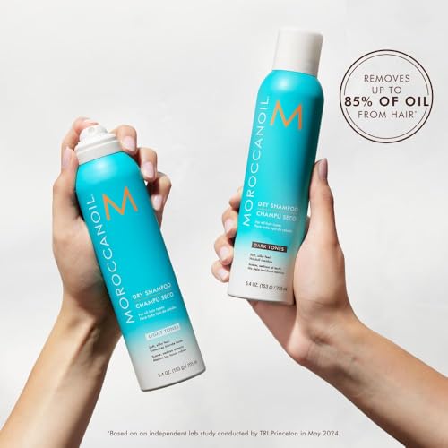 Moroccanoil Dry Shampoo Light Tones Bundle - Neutralizes Brassiness, Refreshes Hair