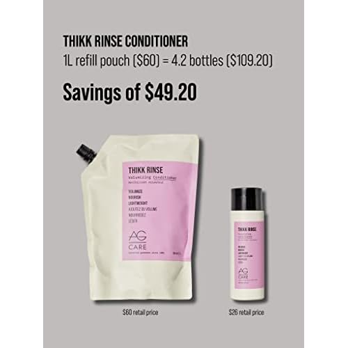 AG Care Thikk Rinse Volumizing Conditioner, 33.8 Fl Oz