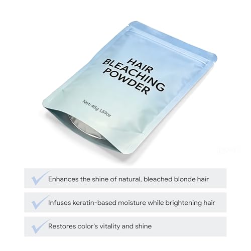 Blue Lightning Hair Bleach Powder - Lifts 8 Levels, 45g