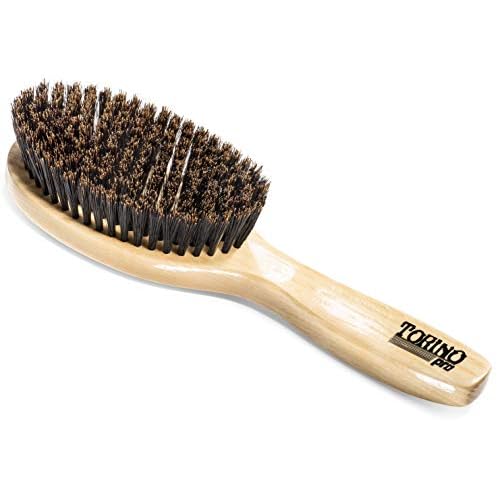 Torino Pro Wave #1190 - - Soft Oval Palm/Military with Long Handle 360 Waves