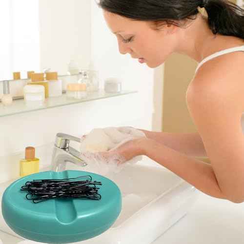 Magnetic Bobby Pin Holder-Securely Holds Metal Hairpins,Strong Magnetic Pin Holder for Dressing Desk