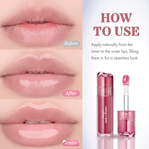 rom&nd Juicy Flash Lip Oil - Flare Lychee | Nourishing Shine