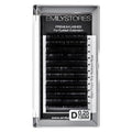 D Curl Eyelash Extensions 0.25mm 13mm Natural Volume