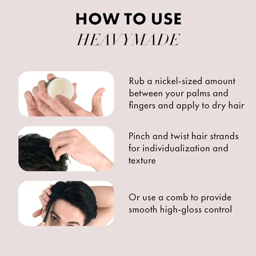 Hanz de Fuko Heavymade Water-Based Pomade, 2 oz