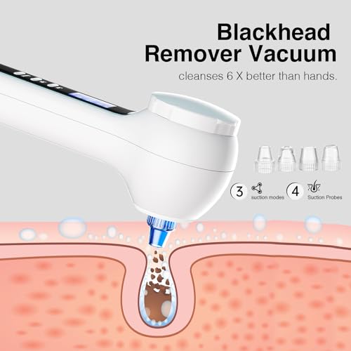 Umickoo 3-in-1 Facial Cleansing Brush & Blackhead Remover