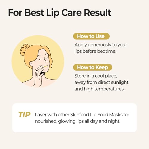 SKINFOOD Honey Sugar Lip Sleeping Mask 0.71 oz