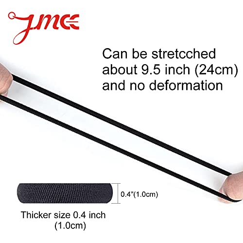 J-MEE Hair Ties for Thick Hair, 100 Pack Seamless Scrunchies
