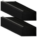 84 Pcs Canvas Zipper Makeup Bags with Zipper Black Bulk Pencil Pouches Blank DIY Craft Canvas Cosmetic Bag Pouch for Makeup Toiletry Stationary Storage Travel