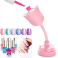 SAVILAND Nail Polish Holder & Ombre Nail Polish Set - 6 Trendy Colors
