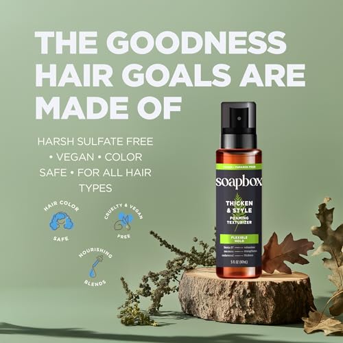 Soapbox Men's Thicken & Style Foaming Texturizer