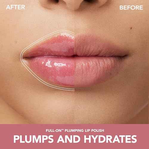 BUXOM Full-On Plumping Lip Polish, Tinted Lip Plumper Gloss, Plumping Peptides & Vitamin E, High Shine Lip Gloss, Nourishes, Moisturizes & Softens Lips, Vegan