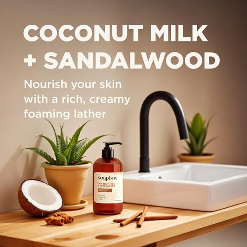Soapbox Coconut Milk & Sandalwood Hand Soap Refill 64oz