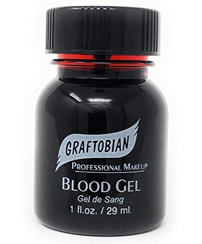 Graftobian Blood Gel 1oz - Realistic Fake Blood for Special Effects