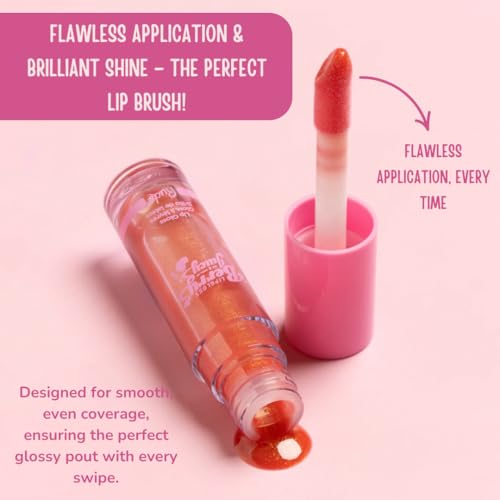 RUDE Berry Juicy Lip Gloss Duo - High Shine Moisturizing