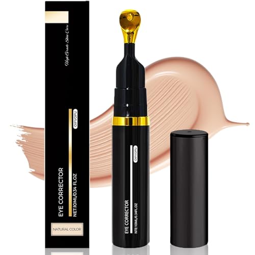 Peach Under Eye Color Corrector for Dark Circles, 0.34 Fl Oz