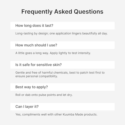 Kuumba Made Tunisian Opium Fragrance Oil, Long-Lasting Small-Batch Perfume Roller, Vegan, Alcohol-Free, 0.15 Fl Oz