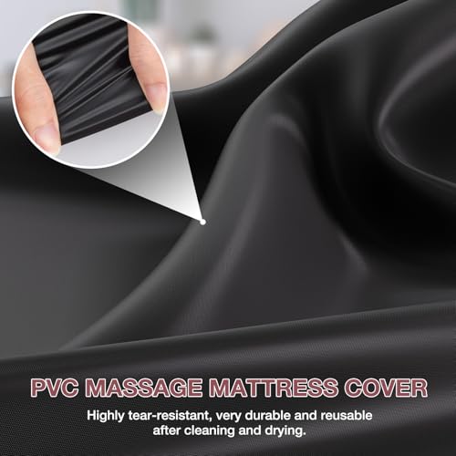 Noverlife Waterproof Massage Table Sheet - Reusable PVC Waxing Mat (87x51 in)