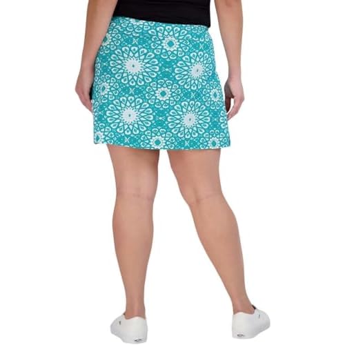 Colorado Tranquility Clothing Women Skort (Medium, Kaleidoscope Teal)