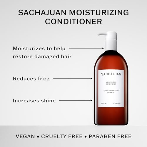 SACHAJUAN Moisturizing Conditioner, Repairs Damaged, Dry Bleached, Colored Hair, Moisture-Rich with Argan Oil