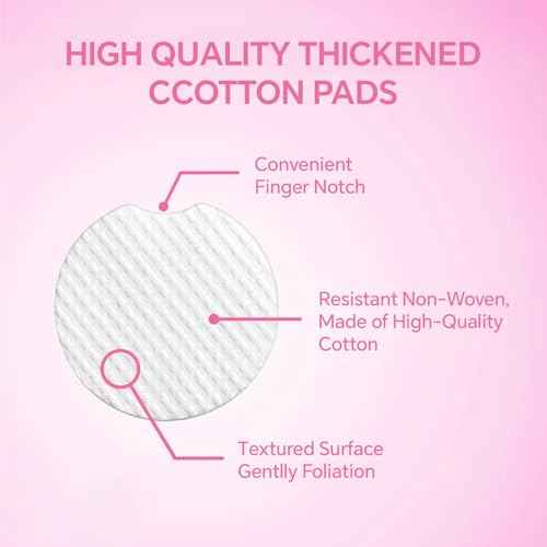 Glycolic Acid Pads for Face, Exfoliating Pads for Facial Radiance with Salicylic Acid, 50 Count