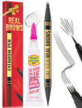 Vevivia Dual-Tip Microblading Eyebrow Pencil & Clear Brow Gel