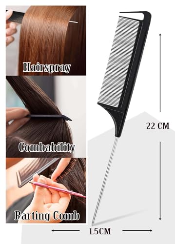 AnWoor 4Pc Hair Wax Stick & Edge Brush Set