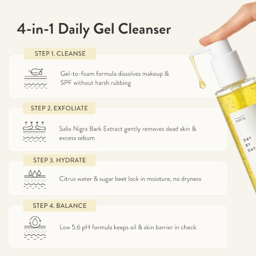 SIORIS Hydrating Gel Cleanser with Yuja Citrus – Low pH Face Wash