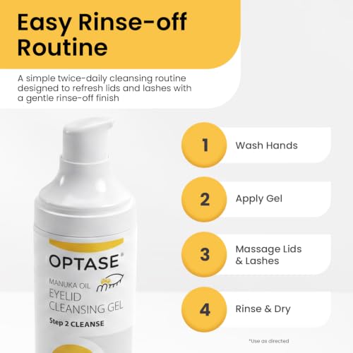 OPTASE Manuka Oil Eyelid Cleansing Gel 1.7 fl oz