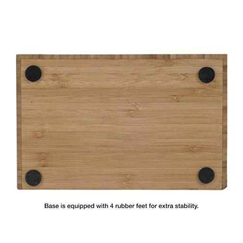 MobileVision Bamboo Makeup Drawer Organizer, Cosmetics Storage Box, Break Resistant Display Case and Drawer