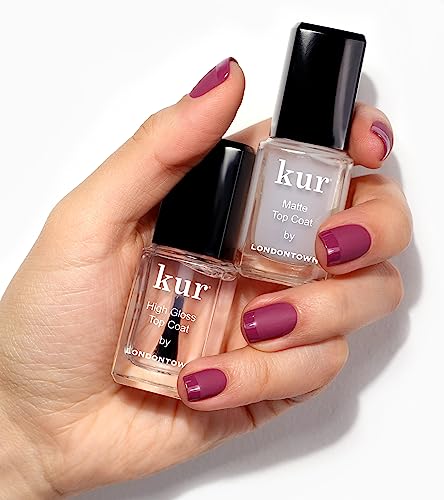 LONDONTOWN Clear Nail Polish Top Coat – Fast Dry & Chip Resistant