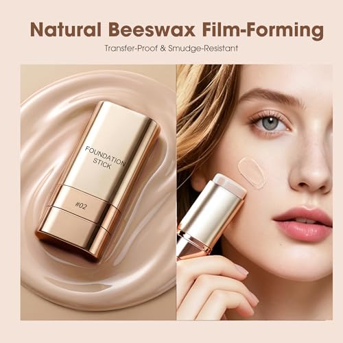 MyTend Full Coverage Foundation Stick with Brush - Natural Beige