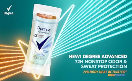 Degree Women Shower Clean Antiperspirant Deodorant 4 Count - 72-Hour Protection