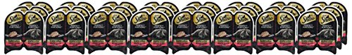 SHEBA PERFECT PORTIONS Cuts in Gravy Adult Wet Cat Food Trays (24 Count, 48 Servings), Gourmet Salmon Entrée, Easy Peel Twin-Pack Trays