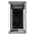 Lash Extension Kit DIY 240pcs Lash Clusters Eyelash Extension Kit Individual Lashes Kit with Lash Bond & Seal Remover Lash Tweezers for Self Use (003C-0.31-0.63INCH-WovenStyle)