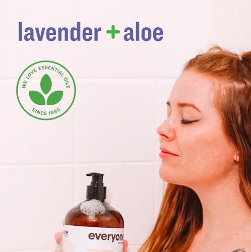 Everyone 3-in-1 Soap, Body Wash & Shampoo - Lavender Aloe, 32 oz (2-Pack)