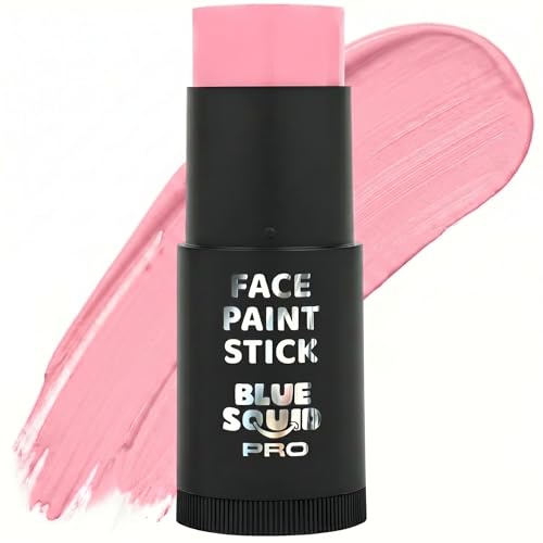 Blue Squid Pastel Pink Face Paint Stick - XL Waterproof Makeup