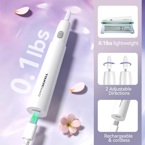 Green Face Scrubber Set Bundled with Electric Nail Drill Set