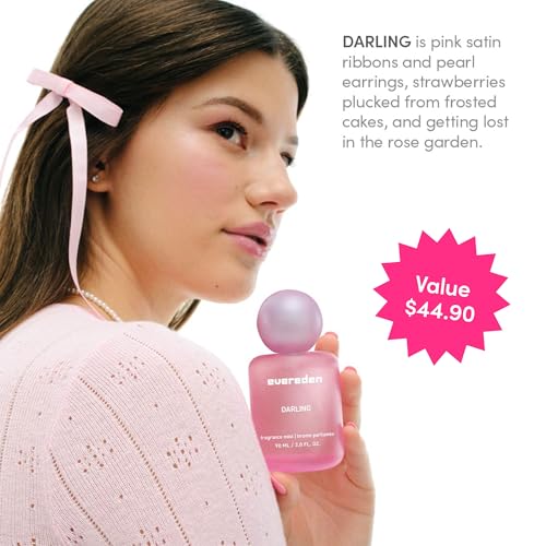 Evereden Darling Fragrance Hair Mist & Ruby Red Lip Gloss Set