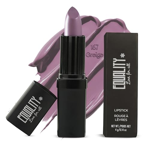 EQUALITY Xtreme Matte Lipstick | Liquid Lipstick Full Coverage, Long?Lasting Matte & Bold Pigmented Lipstick, Creamy Texture with Vitamin?E & Antioxidants, Halal Certified | 4?g/0.14?oz - Griege